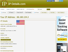 Tablet Screenshot of ip-details.com